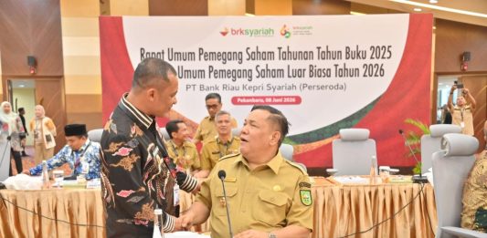 Wabup Bagus Santoso Hadiri RUPS BRK Syariah 2026, Dorong Penguatan Ekonomi Bengkalis