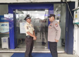Melalui Pam Swakarsa, Polres Lingga Bangun Kesadaran Keamanan di Lingkungan Perbankan