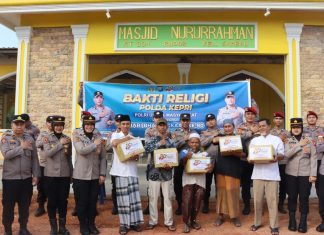 Sambut Hari Bhayangkara ke-80, Polda Kepri Gelar Bakti Religi Serentak di Rumah-rumah Ibadah