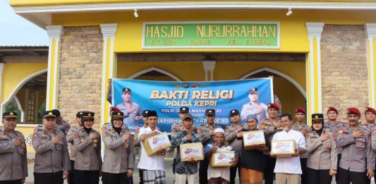 Sambut Hari Bhayangkara ke-80, Polda Kepri Gelar Bakti Religi Serentak di Rumah-rumah Ibadah