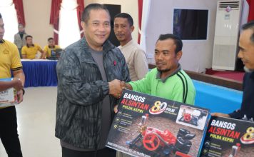 Polda Kepri Gelar Nobar Piala Dunia FIFA 2026, Salurkan Bansos dan Alsintan Sambut Hari Bhayangkara ke-80