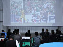 Semarak Pembukaan Piala Dunia 2026, Lanud RSA Hadirkan Nobar Bola Gembira