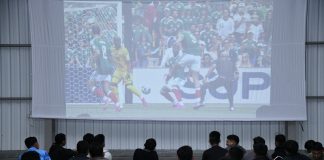 Semarak Pembukaan Piala Dunia 2026, Lanud RSA Hadirkan Nobar Bola Gembira