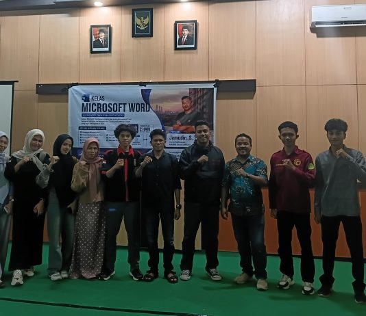 PK IMM Teknik UMButon Gelar Kelas Dasar Microsoft Word, Tingkatkan Kompetensi Digital Mahasiswa