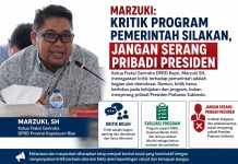 Marzuki: Kritik Program Pemerintah Silakan, Jangan Serang Pribadi Presiden