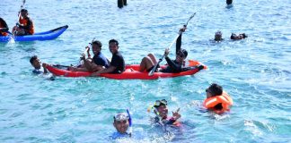 Family Gathering Lintas Instansi di Pulau Senua, Pererat Sinergi dan Kebersamaan