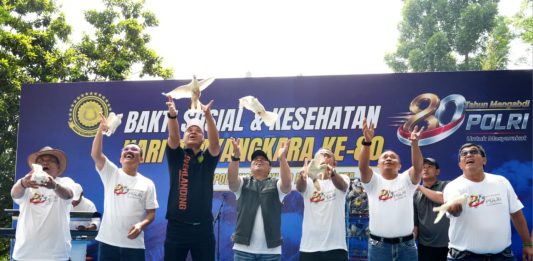 Sambut Hari Bhayangkara ke-80, Wakapolri dan Akpol ’90 Dhira Brata Gelar Bakti Sosial dan Kesehatan di Bogor
