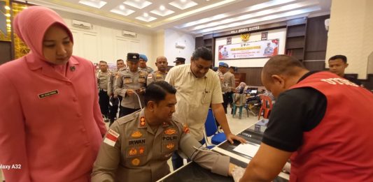 Hari Bhayangkara ke-80, Polres Aceh Timur Kumpulkan 88 Kantong Darah