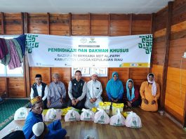 BAZNAS RI dan MDT Al-Fatih Lingga Perkuat Pembinaan Muallaf Suku Laut di Dapur Arang