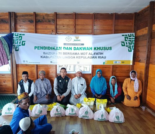 BAZNAS RI dan MDT Al-Fatih Lingga Perkuat Pembinaan Muallaf Suku Laut di Dapur Arang