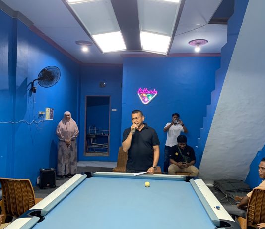 Polsek Bunguran Timur Gelar Turnamen Biliar Sambut HUT Bhayangkara ke-80