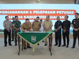 Pemkab Asahan Lepas Petugas Sensus Ekonomi 2026