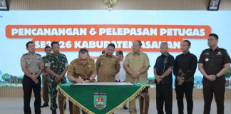 Pemkab Asahan Lepas Petugas Sensus Ekonomi 2026