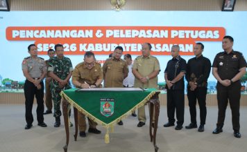 Pemkab Asahan Lepas Petugas Sensus Ekonomi 2026