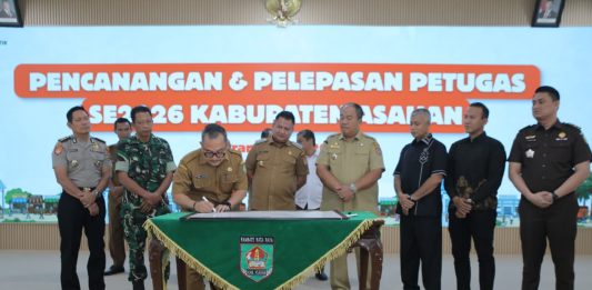 Pemkab Asahan Lepas Petugas Sensus Ekonomi 2026