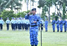Danlanud RSA Natuna Pimpin Upacara Bendera, Pangkoopsudnas Tekankan Karakter Prajurit AMPUH