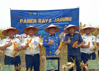 Wabup Asahan Hadiri Panen Raya Jagung di Lapas Minimum Security, Dukung Ketahanan Pangan Nasional