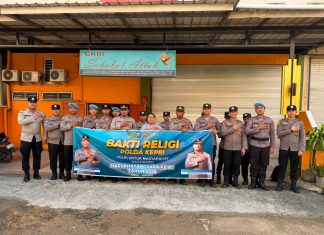 Sambut Hari Bhayangkara ke-80, Polda Kepri Gelar Bakti Religi di Rumah Ibadah