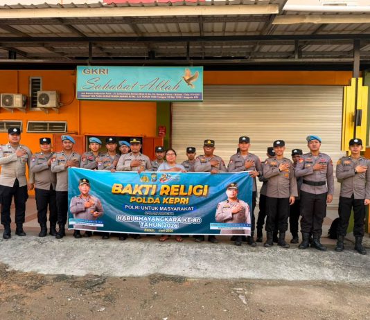 Sambut Hari Bhayangkara ke-80, Polda Kepri Gelar Bakti Religi di Rumah Ibadah