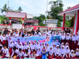 Diskominfotik Bengkalis Edukasi Siswa SD Negeri 5 Penggunaan Gawai, Bullying dan Hoaks