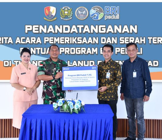 Sinergi Lanud Raden Sadjad dan BRI Hadirkan Arena Bermain Baru, Wujud Kepedulian bagi Pendidikan Anak Usia Dini