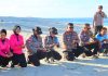 Jaga Perbatasan Tetap Asri, Polres Natuna Bersihkan Pantai dan Lepas 100 Tukik