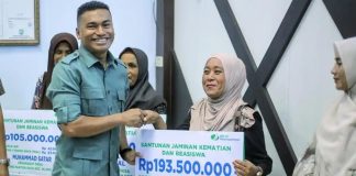 BPJS Ketenagakerjaan Salurkan Santunan Rp1 Miliar untuk 11 Ahli Waris Pekerja di Aceh Barat Daya
