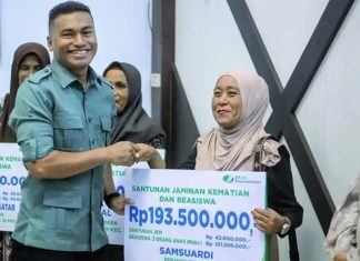 BPJS Ketenagakerjaan Salurkan Santunan Rp1 Miliar untuk 11 Ahli Waris Pekerja di Aceh Barat Daya