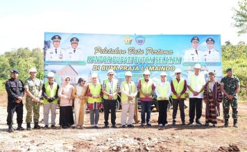 Pemkab Buton Selatan Mulai Bangun Kantor Bupati, Anggaran Fantastis Rp53 Miliar Digelontorkan