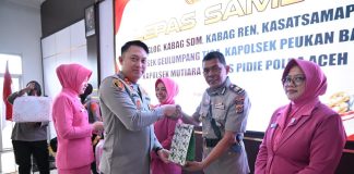 Sejumlah PJU dan Kapolsek Polres Pidie Berganti, Ini Pesan Kapolres Jaka Mulyana