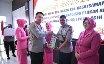 Sejumlah PJU dan Kapolsek Polres Pidie Berganti, Ini Pesan Kapolres Jaka Mulyana