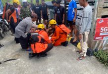 Warga Binjai Tersambar Petir Saat Mencari Kepiting, Tim SAR Evakuasi Korban