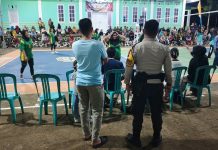Turnamen Voli RW Cup 2026 Berlangsung Hingga Dini Hari, Bhabinkamtibmas Gunung Durian, Semua Berjalan Lancar dan Aman