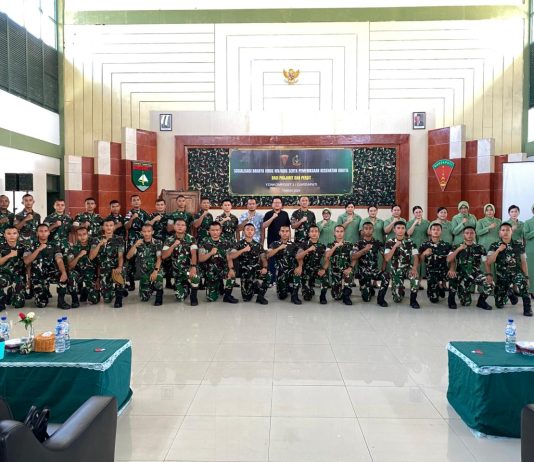 Yonkomposit 1 Gardapati Gandeng Dinkes Natuna Sosialisasikan Bahaya HIV/AIDS