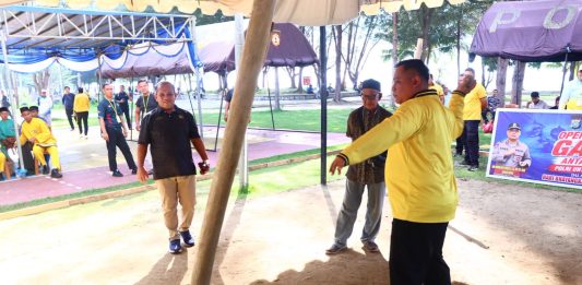 Semarak Hari Bhayangkara ke-80, Polres Natuna Gelar Turnamen Gasing Antar Pelajar untuk Lestarikan Budaya Daerah