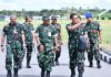 Danlanud RSA Sambut Kedatangan Asren Koopsudnas dan Itjenau di Natuna