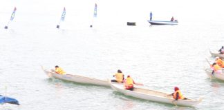 Semarakkan Hari Bhayangkara ke-80, Polda Kepri Gelar Lomba Dayung Sampan dan Ketinting di Tanjung Riau