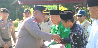Ratusan Peserta Ikuti Apel Sabuk Kamtibmas, Kapolres Natuna Serukan Persatuan Jaga Keamanan