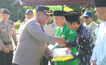 Ratusan Peserta Ikuti Apel Sabuk Kamtibmas, Kapolres Natuna Serukan Persatuan Jaga Keamanan