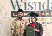 Ny Lismawani, Istri Bupati Al-Farlaky Raih Gelar Doktor