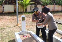 Kapolres Natuna Pimpin Ziarah dan Tabur Bunga di TMP Peringati HUT Bhayangkara ke-80