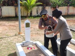Kapolres Natuna Pimpin Ziarah dan Tabur Bunga di TMP Peringati HUT Bhayangkara ke-80