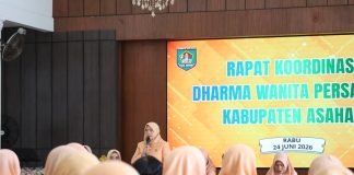 Dharma Wanita Asahan Gelar Rakor, Perkuat Silaturahmi dan Evaluasi Program Kerja