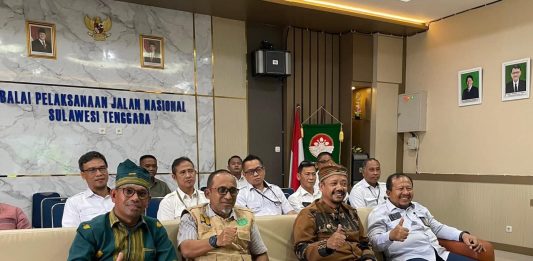 Azhari Temui Kepala BPJN Sultra di Launching IJD 2025, Buteng Bidik Tambahan Ruas Jalan Nasional