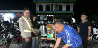 Secangkir Kopi untuk Warga, Cara Humanis Bhabinkamtibmas Natuna Jaga Kamtibmas