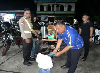 Secangkir Kopi untuk Warga, Cara Humanis Bhabinkamtibmas Natuna Jaga Kamtibmas