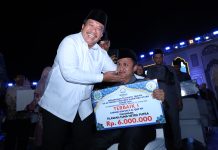Bupati Asahan Hadiri Penutupan MTQ ke-40 Sumut, Kafilah Asahan Raih Juara Umum V