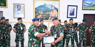 Danlanud RSA Apresiasi Pengabdian Kolonel Adm Marshall pada Penyerahan Jabatan Kadister