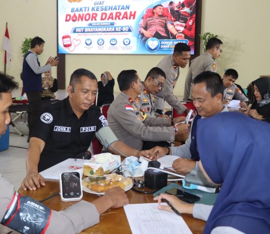 Polres Natuna Gelar Donor Darah Jelang Hari Bhayangkara ke-80, Wujud Nyata Kepedulian Sesama