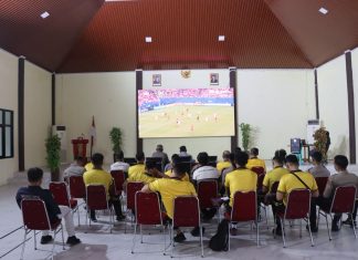 Kapolres Natuna Nobar Piala Dunia 2026 Bersama PJU dan Personel, Bangkitkan Semangat Olahraga dan Kebersamaan